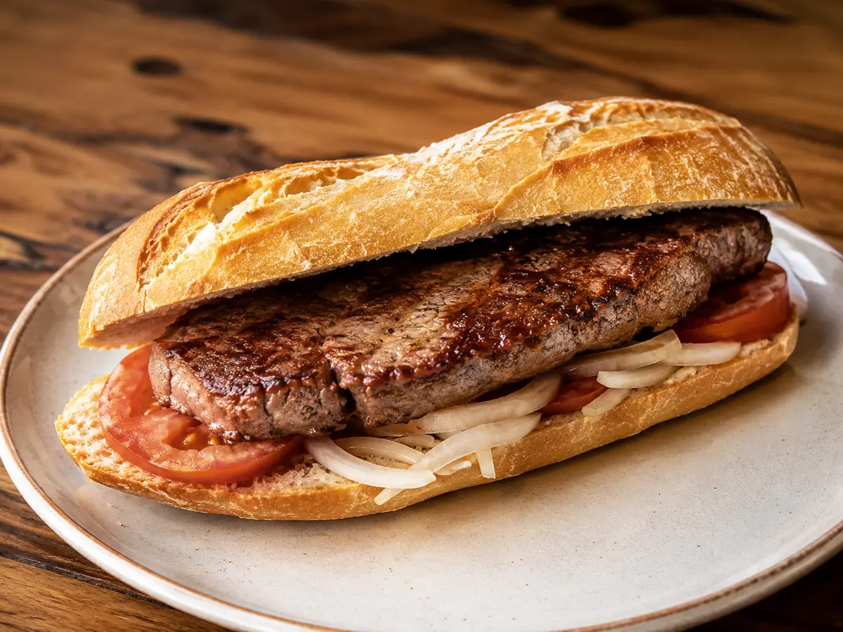 Bocadillo servido en Pan de Carral