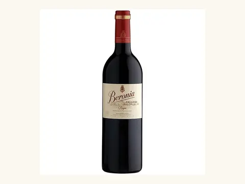 Botella de Beronia tinto